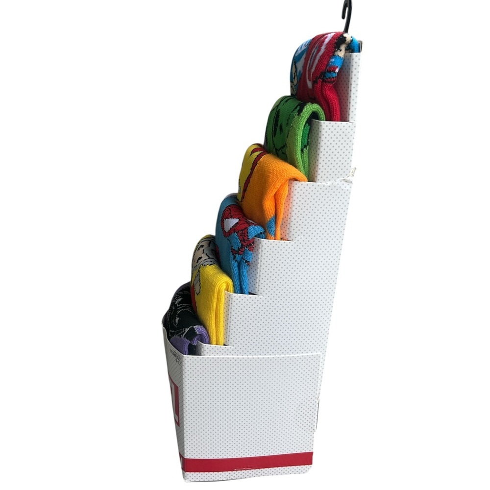 Marvel Heroic Crew Socks Collection - Red, Green, Yellow, Blue - Picture 3 of 6